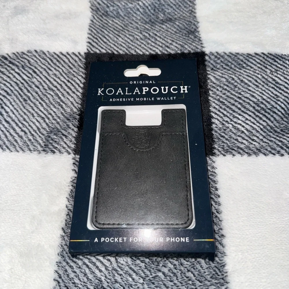 Phone Card Holder (Black Adhesive Mobile Wallet)